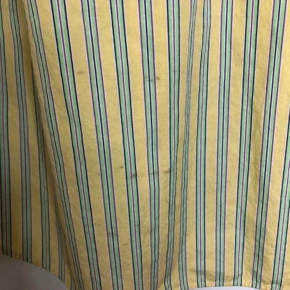 Polo By Ralph Lauren Dress Shirt Yellow Sz Large - Picture 13 of 16